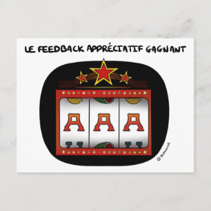 Carte de tränar: A-A-A, le feedback appréciatif Vykort