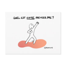 Carte de Tränar "Quel est votre 1er pas ?"