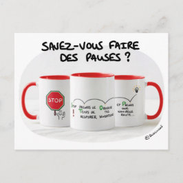 Carte de tränar: Savez-vous faire des pauses? Vykort