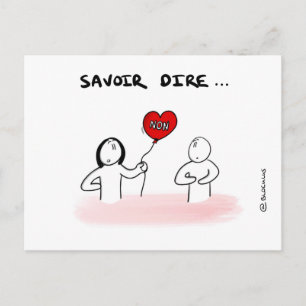 Carte de tränar: Savoir dire ’Non’ Vykort