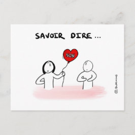 Carte de tränar: Savoir dire ’Non’ Vykort