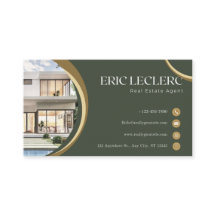 carte de visite agent de vente immobilier 