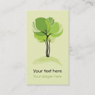 Carte de visite Arbre Dessin Visitkort
