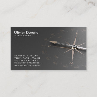 Carte de visite consultant. Conseil services Visitkort