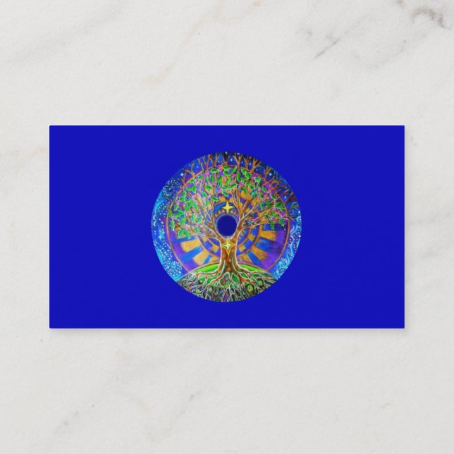 Carte de visite Mandala Visitkort (Baksida)