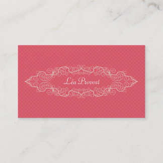 Carte de visite Old Pink Visitkort