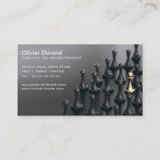 Carte de visite pour un cabinet de recrutement, visitkort