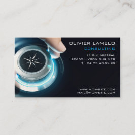 Carte de visite professionnelle consultant visitkort