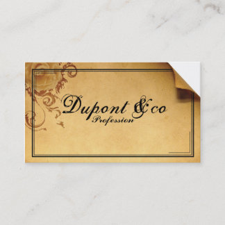 Carte de visite retro - Retro Business card Visitkort