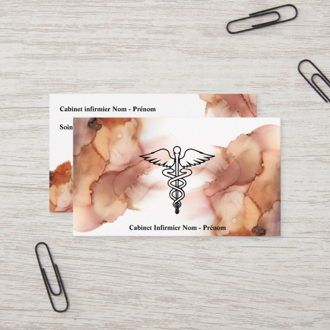 Carte de visite  visitkort (Fram/Back In Situ)