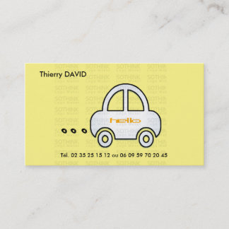 CARTE DE VISITE VOITURE VISITKORT