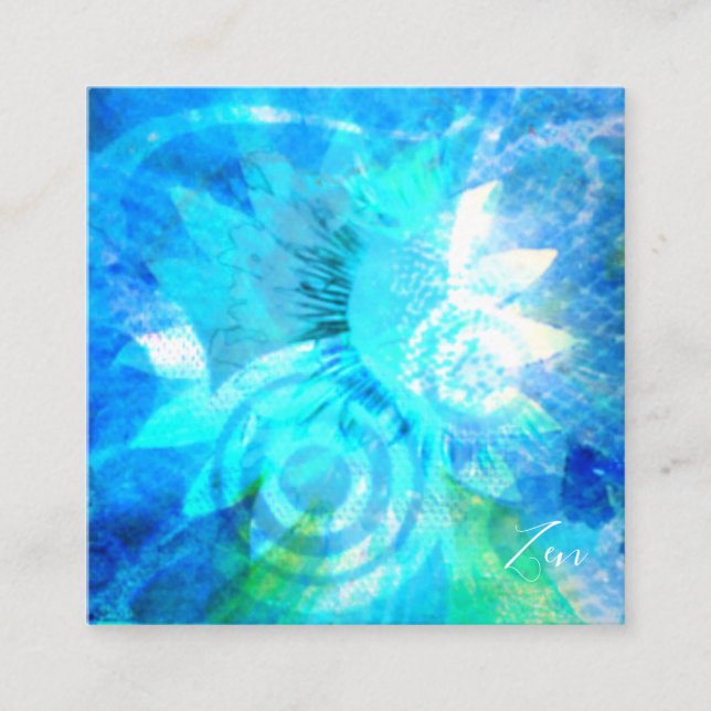 Carte de visite Zen Fyrkantigt Visitkort (Framsida)