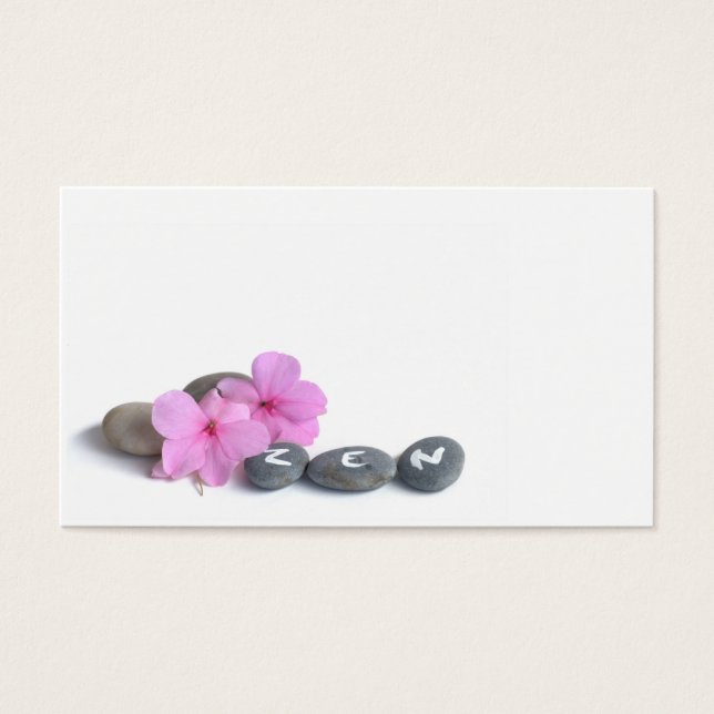 carte de visite zen visitkort (Framsidan)