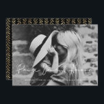 Carte de voeu-fotot Paix Joie & Kärlek Julkort<br><div class="desc">Un stil simple et élégant pour cette carte de voeu en français,  personnalisable avec votre photer.</div>