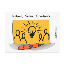 Carte de voeux ’Créativité’