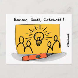 Carte de voeux ’Créativité’ Vykort