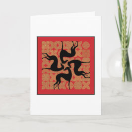 Carte de vœux Galgos Helgkort