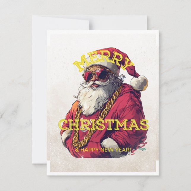 carte de voeux julkort (Framsida)