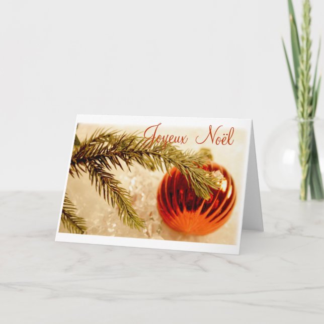 carte de vœux kort (Framsida)