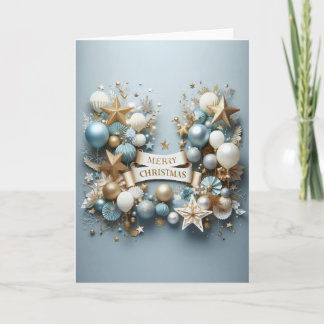 Carte de Vœux Noël - “Un Noël scintillant“ Kort