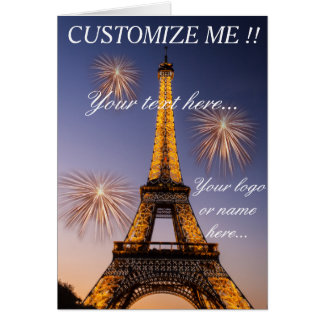 Carte de vœux Paris - Tour Eiffel #2 Hälsningskort