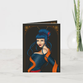 Carte de vœux pliées kort