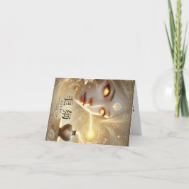 Carte double pour fêtes annuelles helgkort