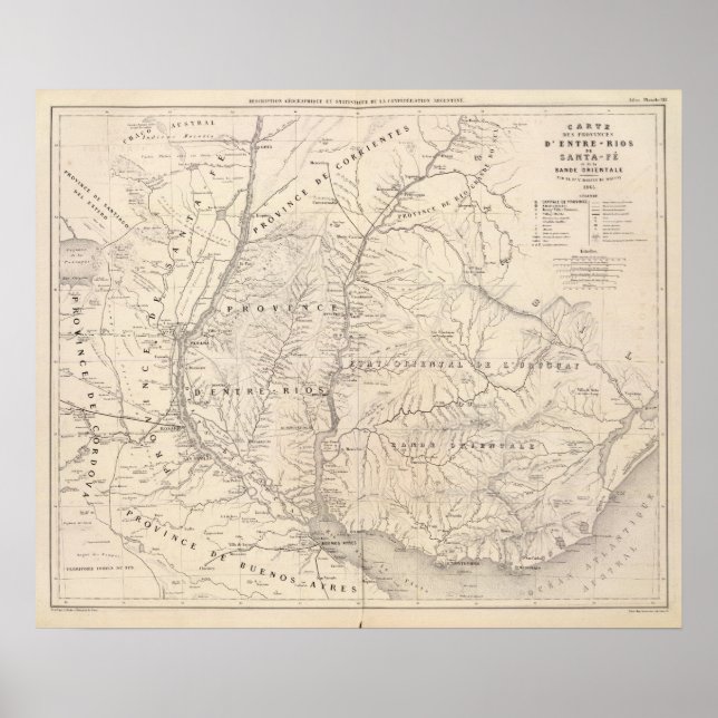 Carte, Entre Rios, Santa Fe, Soundtrack Poster (Framsidan)
