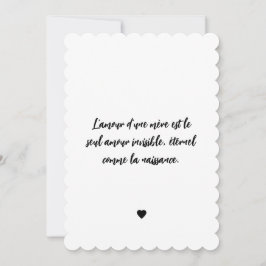 Carte fête des mères Léopard Inbjudningar