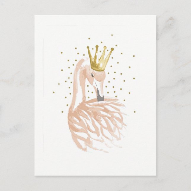 Carte flamant ro vykort (Framsida)