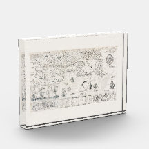 Carte Française Canada (Québec) par Chamblank 1612