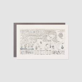 Carte Française Canada (Québec) par Chamblank 1612