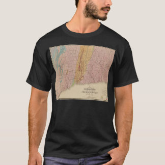 Carte gologique ancienne du Connecticut 1842-klass T Shirt