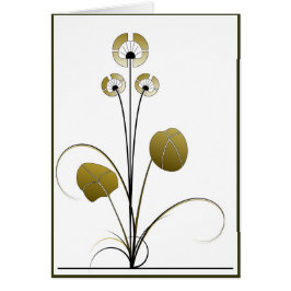 Carte Ikebana Hälsningskort