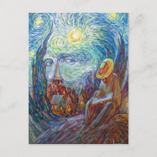 Carte illusion Van Gogh unit Vykort