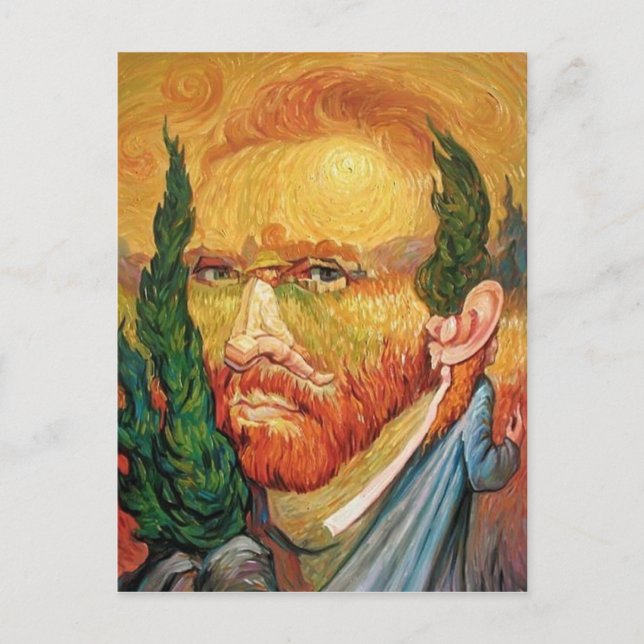 Carte illusion Van Gogh Vykort (Framsida)
