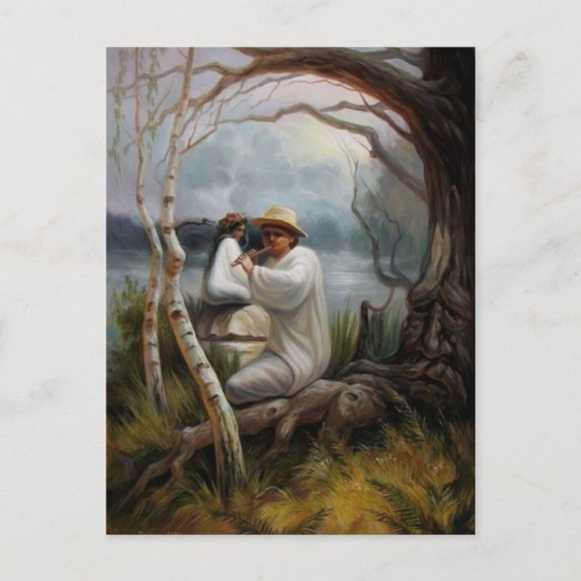 Carte illusion Visage 2 Vykort (Framsida)