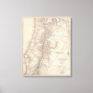 Carte Landskap de Mendoza, Araucanen? a Canvastryck