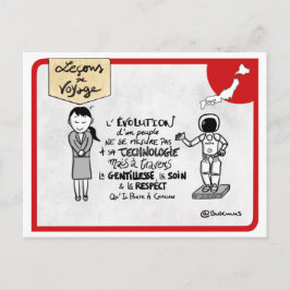 Carte Leçons de voyage : ’Évolution d’un peuple’ Vykort