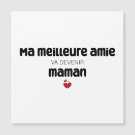 Carte ’Morsa meilleure amie va devenir maman’