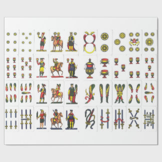 Carte Napoletane som slår in papper Presentpapper