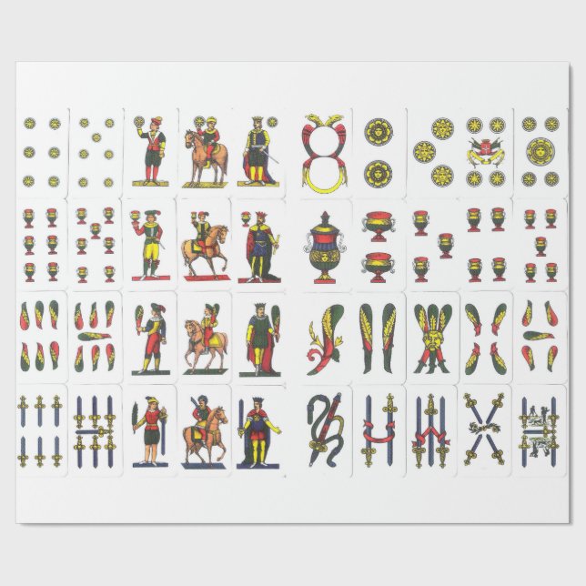 Carte Napoletane som slår in papper Presentpapper (Seam)