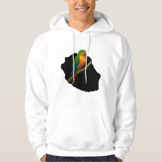 Carte oiseau hoodie