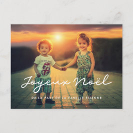 Carte poale-fotopersonnalisable Joyeux Noël Vykort