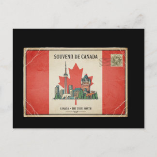 carte postal canada vykort