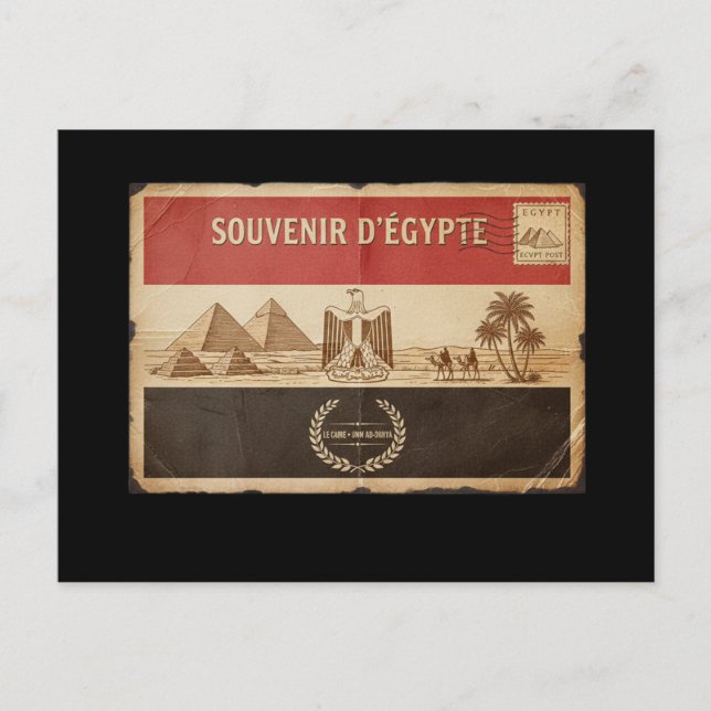 carte postal D'Egypte Helg Vykort (Framsida)