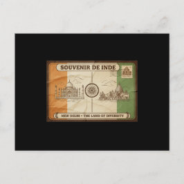 carte postal inde vykort