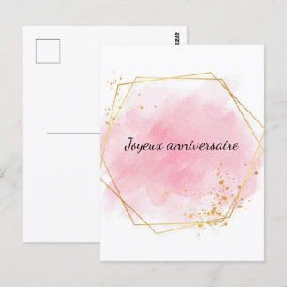 Carte postal Joyeux anniversaire Vykort