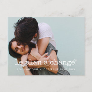 Carte postale Announce Mariage reporté ou Anné Vykort