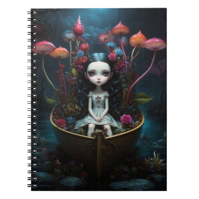 Carte Postale - Barque Anteckningsbok (Framsidan)